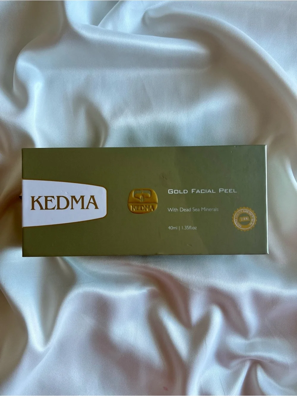 KEDMA Gold Facial Peel with Dead Sea Minerals – 1.35 fl oz / 40 ml